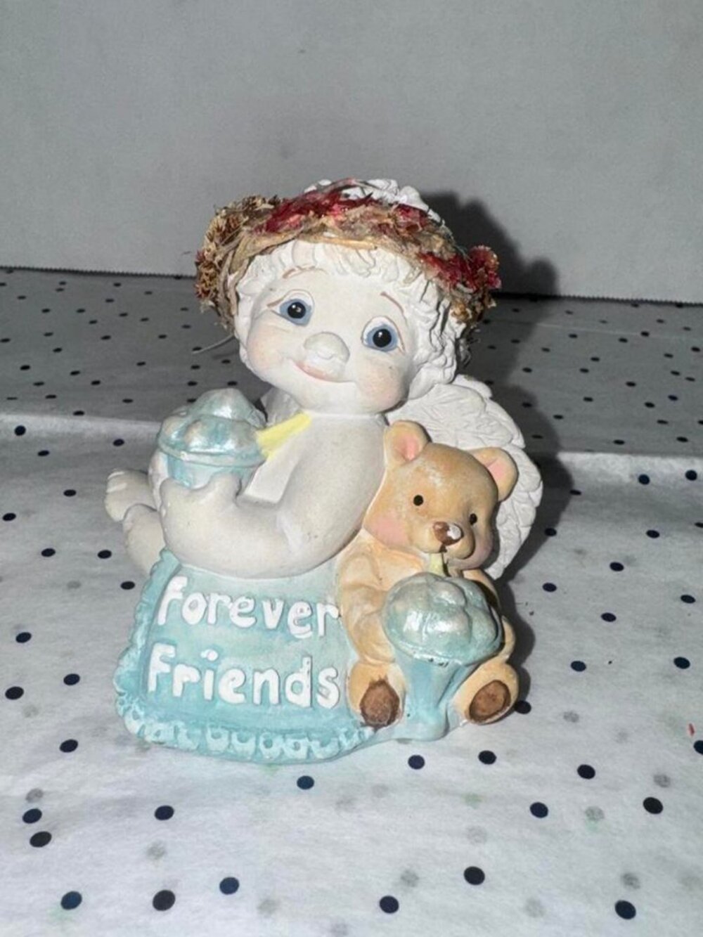 Vintage Dreamsicles Forever Friends DC209 Angel Teddy Figurine Gift Idea